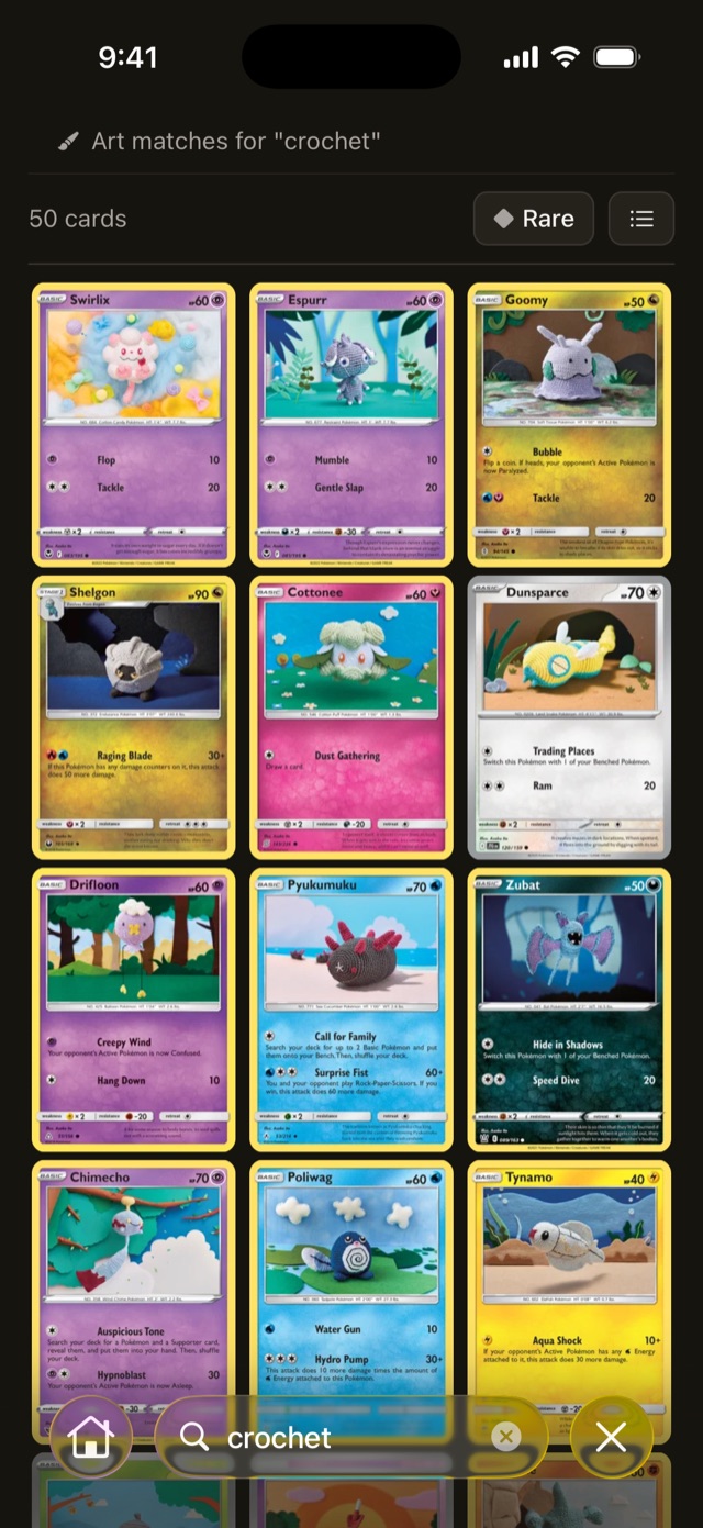 DexNDecks art search results for the query crochet